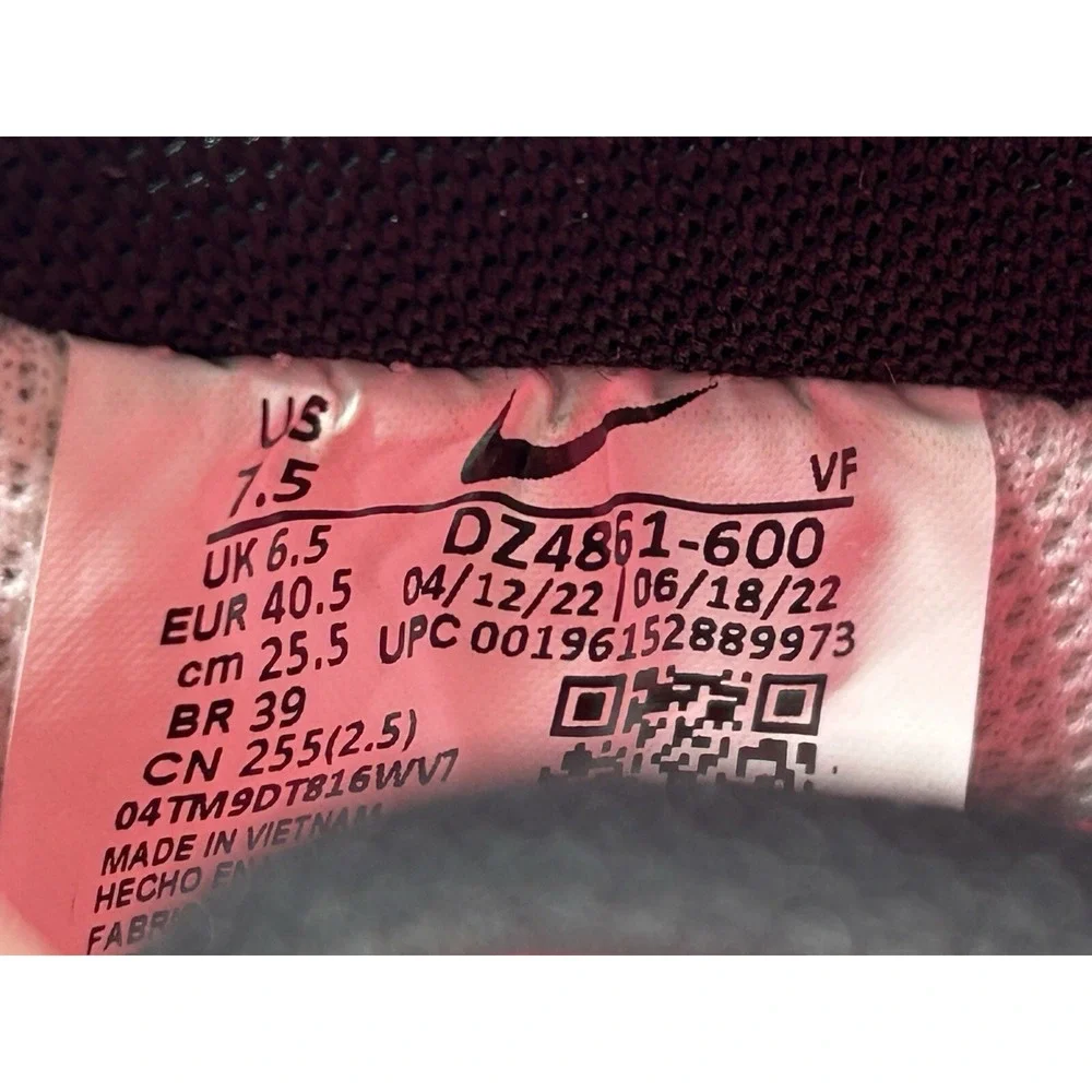 Nike Air AF1 Shoes Pink‎ Gaze Black Swoosh men's 7.5 low Top DZ4861-600